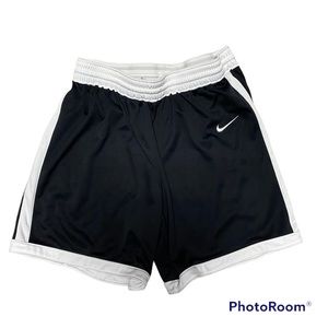 Nike Dri-Fit Black/White Athletic Shorts; Men’s Large; EUC